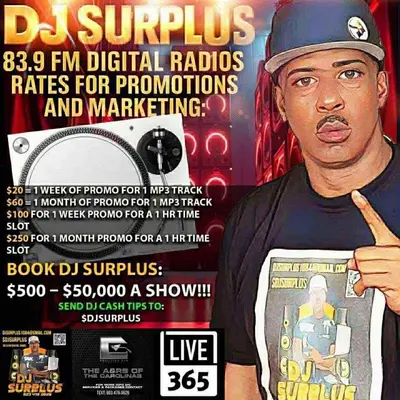 83.9 FM DJSURPLUSVISION RADIO